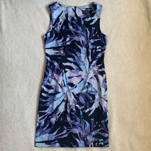 NEW Blue Purple Work Formal Professional Dress